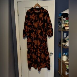 Maeve Bettina Tiered shirt dress XL